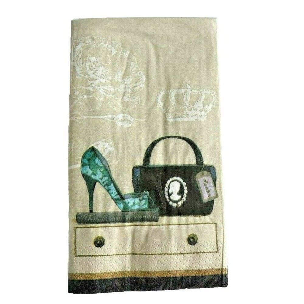 Avanti Fabulous Couture Paper Napkins Guest Towels Buffet 16 ct 2 pks Decoupage